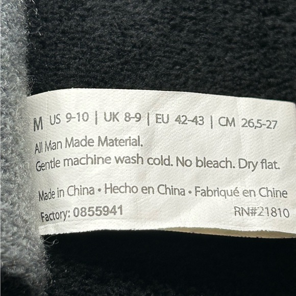 Dearfoams Men’s Easy Slip On Adjustable Slide Slippers 9-10 Medium Black - Picture 2 of 16